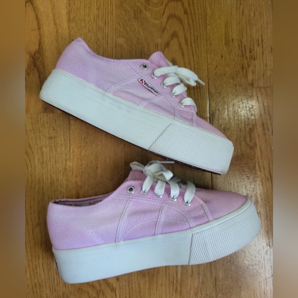 Superga platform sneakers pink - Picture 4 of 5
